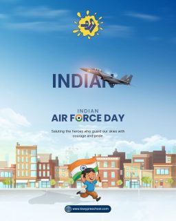 "✨ Up in the sky, flying high — our brave Air Warriors protect us with pride and courage! 💙
This Indian Air Force Day, let’s salute the heroes who keep our skies safe and our spirits soaring! 🇮🇳✈️
#IndianAirForceDay #TSWYPreschool #ProudToBeIndian #LittlePatriots #AirForceDay2025 #PreschoolCelebrations #TSWYKids #CourageAndPride
