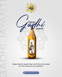 ✏️🌿 “In every little pencil stroke lies the power to change the world.” 🌿✏️
On this Gandhi Jayanti 2025, we honor Bapu’s timeless values — truth, kindness, simplicity, and peace. At TSWY Preschool, we believe these values are the foundation of early learning, shaping children into compassionate and thoughtful citizens of tomorrow. 💫👧👦
Let’s inspire our little learners to write their story with honesty and love — just as Gandhiji dreamed. 🌸
#HappyGandhiJayanti #GandhiJayanti2025 #TSWYPreschool #TeachKindness #PreschoolLearning #EarlyChildhoodEducation #TruthAndPeace #LittleLearnersBigDreams #ValuesForLife
