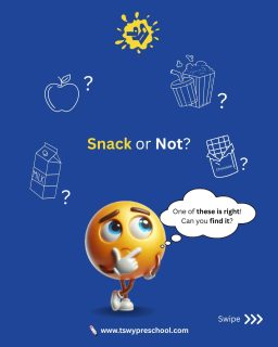 Are you ready to level up your snack game?
Find out which snacks support your child's growth and focus.
While apples and milk are winners, some treats might lead to an energy crash.
What healthy snacks do you love? Let us know in the comments.
#NutritionMatters #SmartSnacks #KidsNutrition #ParentingTips #TSWY #TSWYPreschool #HealthyHabits #PreschoolLearning #ChildDevelopment