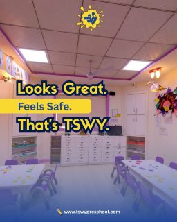 At TSWY, every corner is designed with love 💛
A place that looks bright, feels safe, and inspires little minds to explore! 🌈
Because when children feel secure, they learn with confidence and joy.
✨ Looks great. Feels safe. That’s TSWY.
#TSWYPreschool #SafeLearningSpace #EarlyLearning #PreschoolLife #ChildSafetyFirst #JoyfulLearning #TSWYKids #PlayLearnGrow