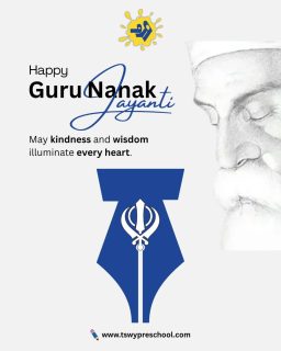 ✨ Let the teachings of Guru Nanak Dev Ji guide our little learners toward kindness, truth, and wisdom. 🌼
May his light continue to inspire young minds to grow with goodness and grace. 💛
#GuruNanakJayanti #GuruNanakDevJi #PreschoolLearning #TSWYPreschool #WisdomAndKindness #EarlyEducation #PreschoolIndia #GuruNanakBlessings #SikhFestival #LearningWithValues