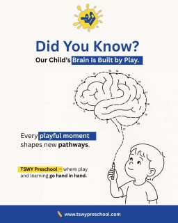 Did you know?
A child’s brain isn’t built by pressure —
it’s built by play. 🧠✨Every playful moment strengthens connections,
sparks curiosity, and shapes lifelong learning pathways.At TSWY Preschool, play and learning go hand in hand —
because happy minds grow smarter every day. 💛🌱 Admissions Open | Visit: tswypreschool.com#TSWYPreschool #PlayBasedLearning #EarlyChildhoodEducation
#PreschoolLearning #LearningThroughPlay #BrainDevelopment
#EarlyYearsMatter #HolisticChildDevelopment
#CuriosityDrivenLearning #MontessoriInspired
#PreschoolIndia #BestPreschool #toddlerlearning
#ParentingTips #ChildPsychology #LittleLearners
#FoundationYears #FutureReadyKids