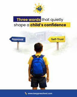 “Good job.”
“I am proud of you.”
“You are smart.”These words feel encouraging — but when confidence depends only on approval, self-trust doesn’t fully grow.Instead, try:
✨ “I noticed you kept going.”
✨ “You solved that creatively.”
✨ “How do you feel about it?”Because real confidence isn’t handed out through praise.
It is built when children recognise their own effort, resilience, and growth.At TSWY Preschool, we gently guide children toward self-belief — nurturing independence, reflection, and a strong inner voice. 💛#TSWYPreschool #PreschoolEducation #EarlyChildhoodDevelopment #BuildingConfidence #PositiveParenting #GrowthMindset #SelfTrust #PlayBasedLearning #HolisticDevelopment #ConsciousParenting #SchoolReadiness #WonderImagineDiscover #ParentingTips #earlylearningjourney