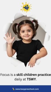 Focus begins with the smallest moments. ✨Whether it’s matching colours, sorting objects, or exploring through play, every activity at TSWY helps children practice attention, patience, and observation.Because focus isn’t something children are told to do — it’s a skill they develop a little more every day through joyful learning.At TSWY, we nurture curious minds, patient learners, and confident explorers. 🌱#TSWY #EarlyLearning #LearningThroughPlay #ChildDevelopment #PreschoolLife
FocusSkills MindfulLearning LittleLearners PlayBasedLearning PreschoolEducation AdmissionsOpen2026