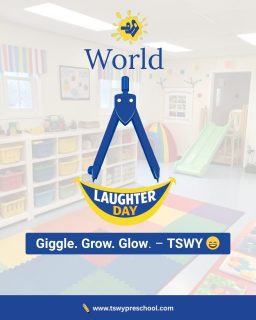 Giggle. Grow. Glow. 😄Because when children laugh,
they don’t just have fun—
they learn better, connect deeper, and grow happier.At TSWY Preschool,
every smile is a step towards confident, joyful learning.✨ More laughter. Less pressure. Better childhoods.#WorldLaughterDay #TSWYPreschool #HappyLearning #JoyfulLearning #EarlyChildhoodEducation #ChildDevelopment #PlayBasedLearning #MindfulParenting #PositiveParenting #PreschoolIndia #GiggleGrowGlow #KidsHappiness #LearningThroughPlay #HolisticLearning #happykids