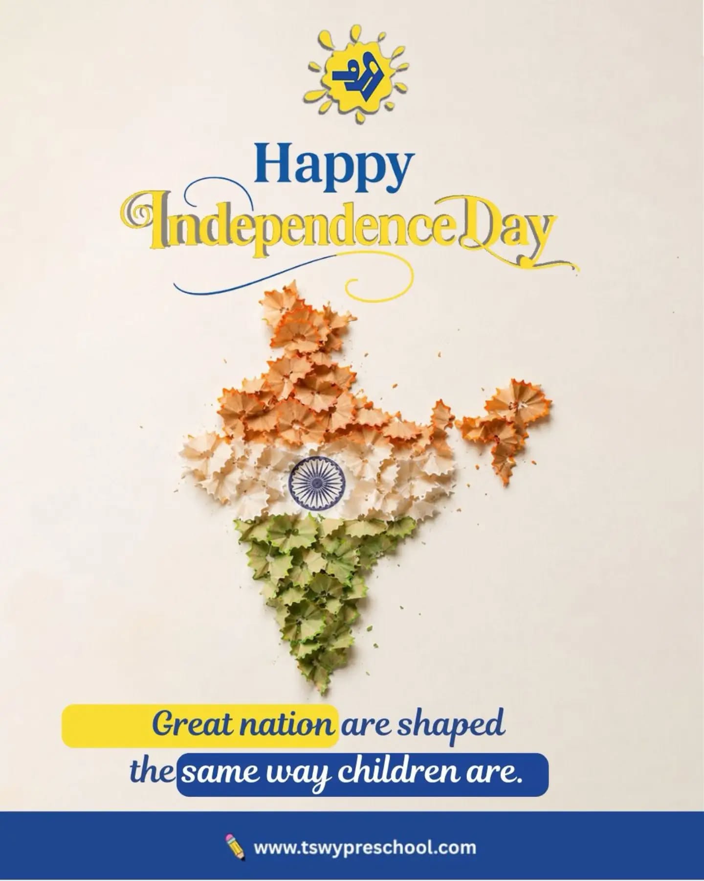 Freedom is not just inherited—it is nurtured.This Independence Day, let's celebrate the values that shape a stronger nation by empowering the youngest minds with curiosity, compassion, confidence, and courage.Because every great nation begins with great childhoods. 🇮🇳Happy Independence Day from the TSWY Preschool family! May we continue inspiring the future, one child at a time.#HappyIndependenceDay #TSWYPreschool #EarlyChildhoodEducation #FutureOfIndia #FreedomThroughEducation