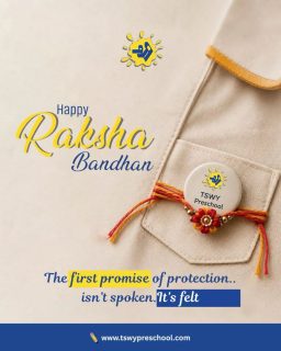 The first promise of protection isn't spoken—it's felt. ❤️This Raksha Bandhan, let's celebrate the bonds that make children feel safe, loved, and confident enough to explore the world. At TSWY Preschool, we believe every child deserves an environment where care, trust, and belonging are woven into every learning experience.Wishing you and your family a Raksha Bandhan filled with love, laughter, and lifelong memories. 🪢✨#HappyRakshaBandhan #TSWYPreschool #EarlyChildhoodEducation #ChildhoodMatters #GrowingTogether