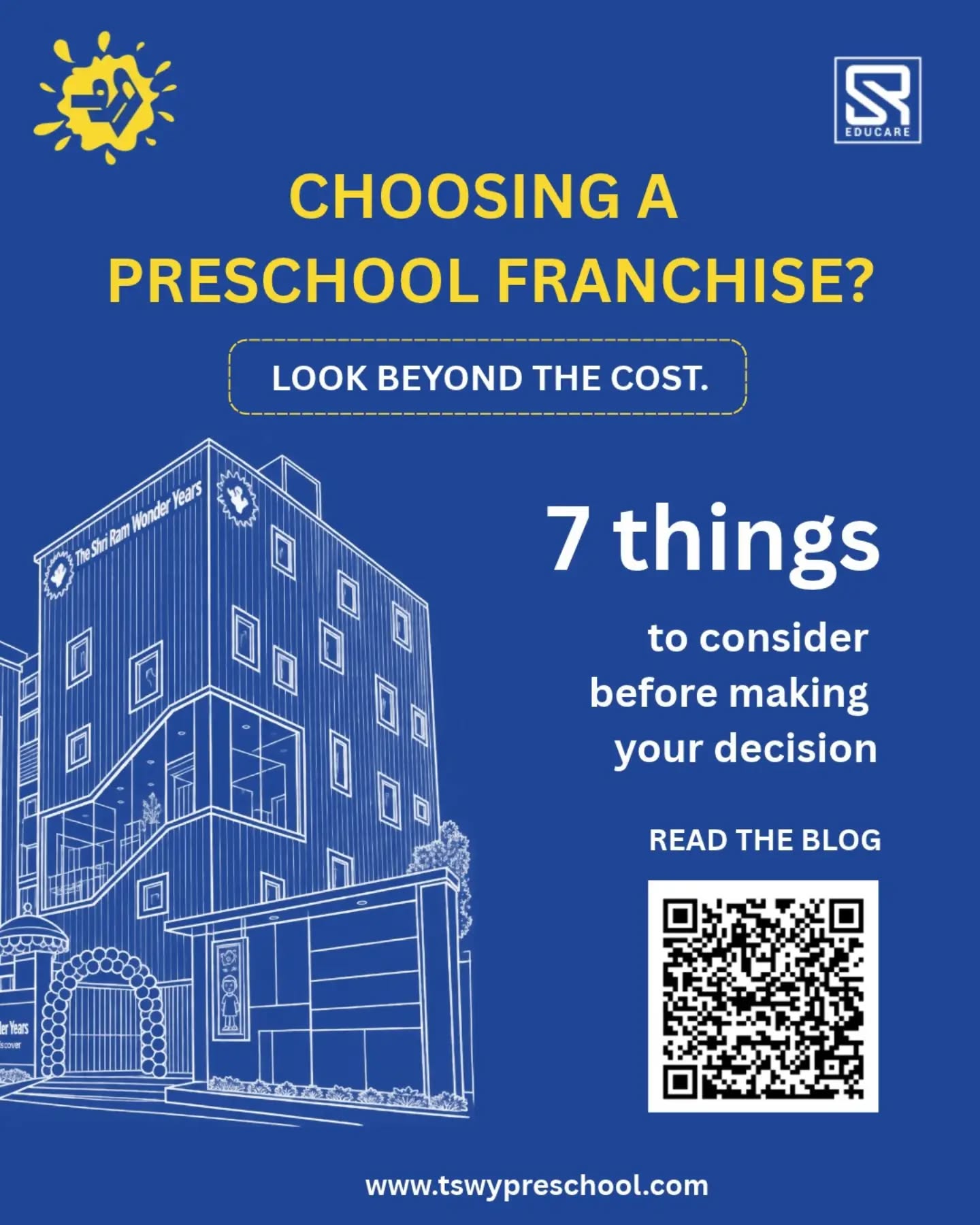 Planning to start your own preschool? Your first decision matters. 🏫A successful preschool begins with more than an investment. It needs the right curriculum, reliable training, ongoing operational support and a brand that understands how young children learn.Before you choose a preschool franchise, discover the 7 key factors to consider beyond the cost.At TSWY Preschool, we believe informed decisions build stronger foundations for the future.📖 Read our blog — scan the QR code to explore what matters before you invest.🤝 Ready to explore a preschool franchise opportunity? Connect with our team to take the next step towards building your own preschool.🌐 www.tswyypreschool.com#PreschoolFranchise #SchoolFranchise #FranchiseOpportunity #PreschoolBusiness #EducationFranchise